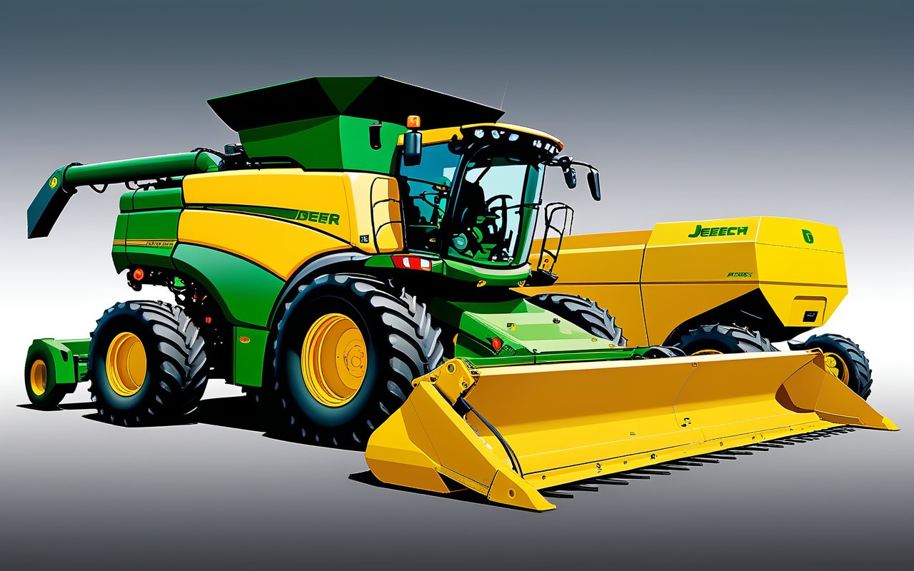 Инновационные датчики и системы автоматической диагностики для John Deere 9R мульчеров