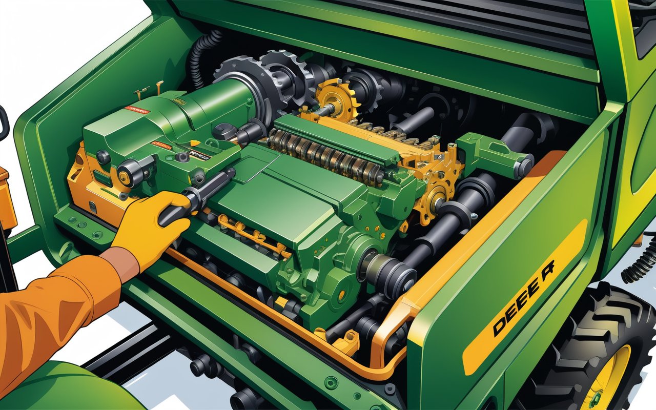 Инновационные инструменты диагностики для быстрого ремонта КПП на John Deere 8R