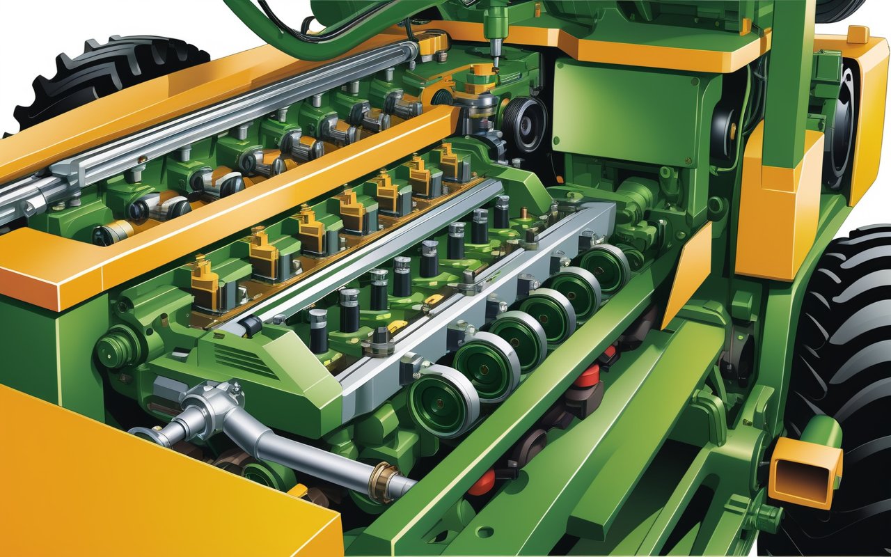 Инновационные инструменты для диагностики и ремонта КПП на John Deere 8R.