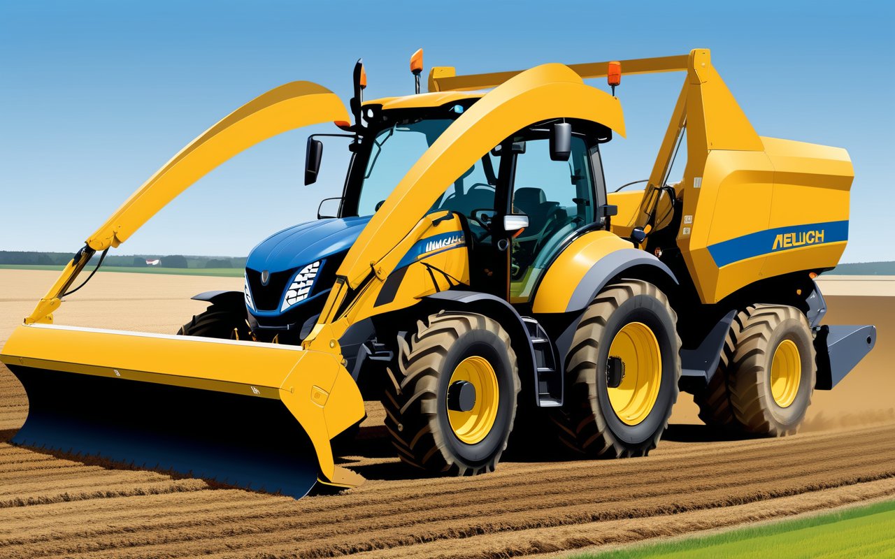 Инновационные материалы для легкого и прочного навеса плуга на New Holland T6