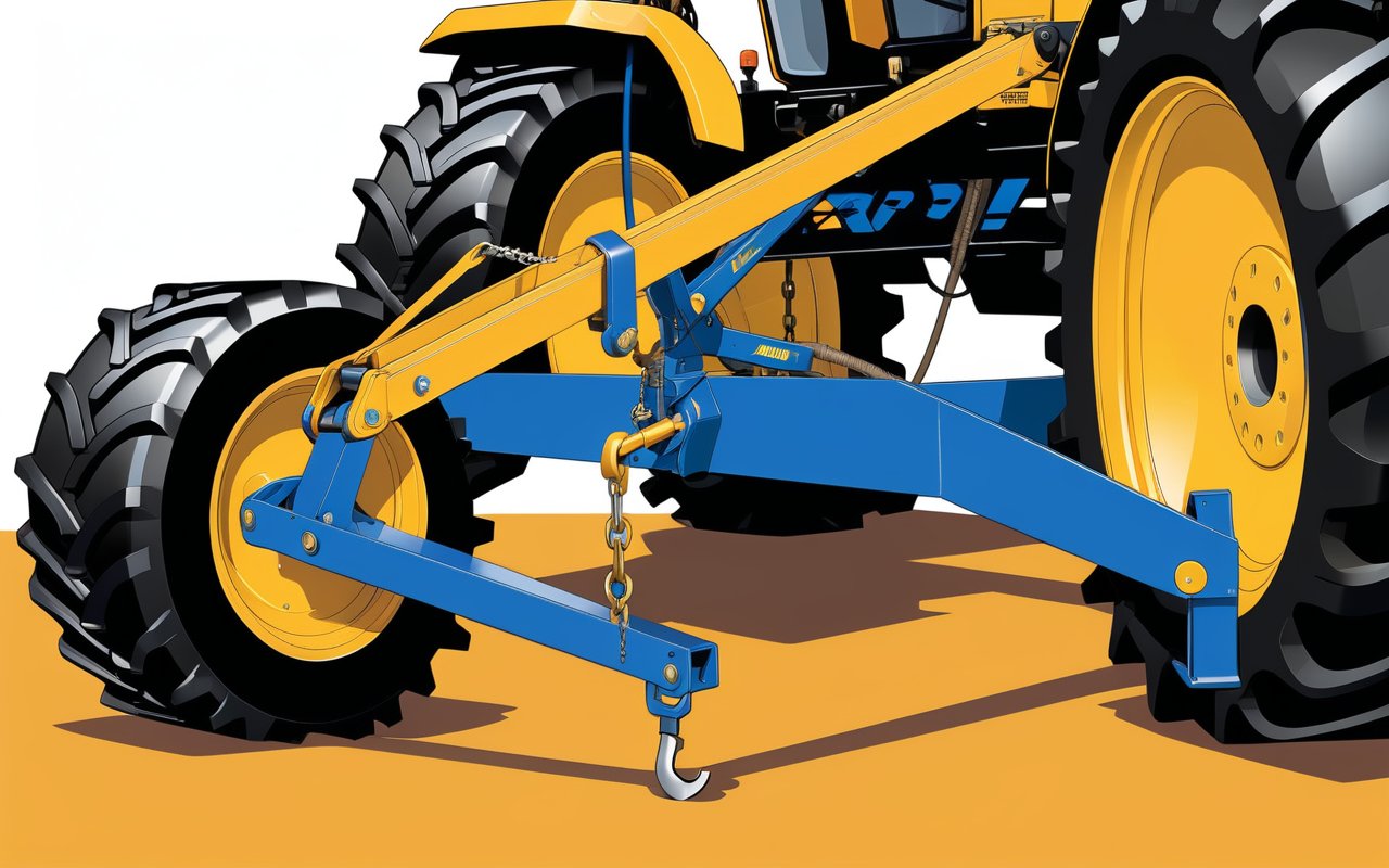 Инновационные материалы для легкой и прочной навески плуга на New Holland T6.