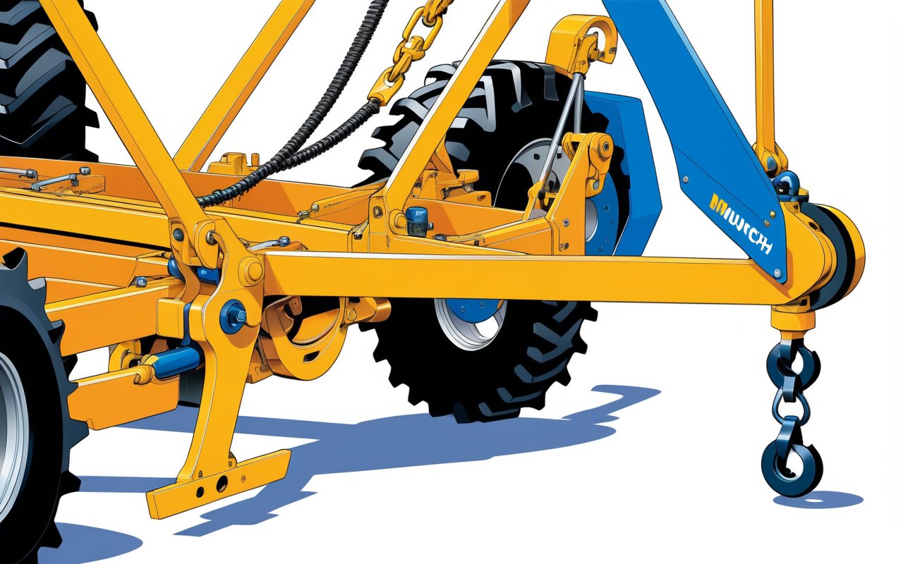 Инновационные материалы для легкой и прочной навески плуга на New Holland T6