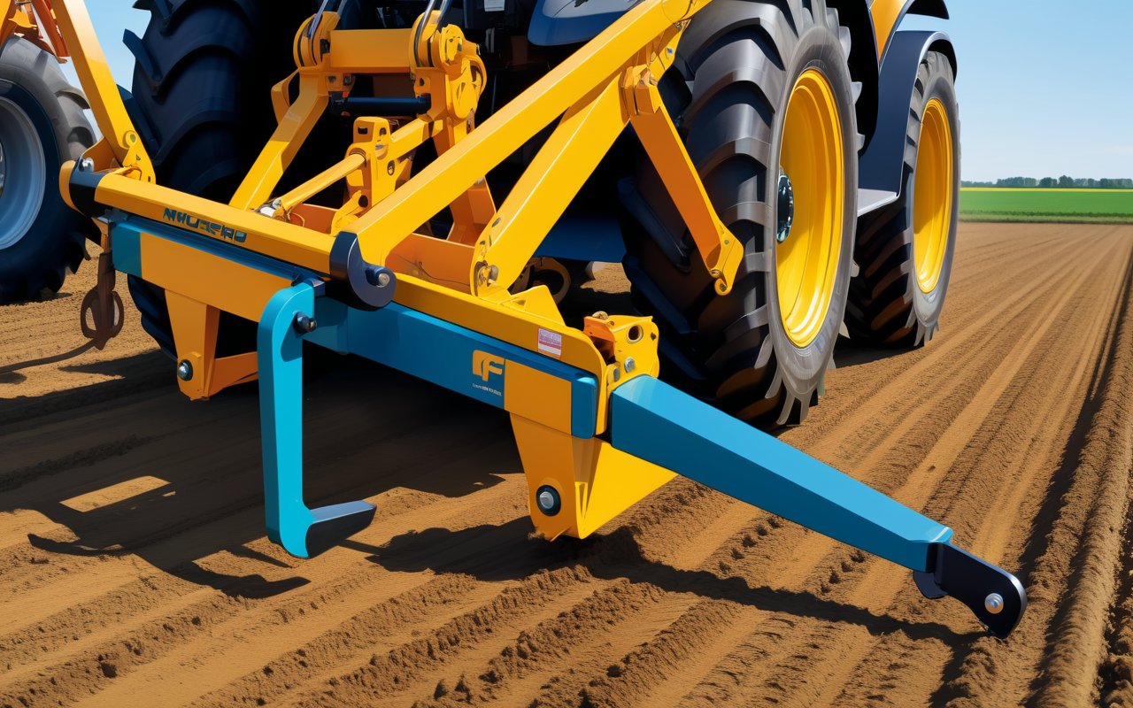 Инновационные материалы для легкости и надежности навески плуга на New Holland T6