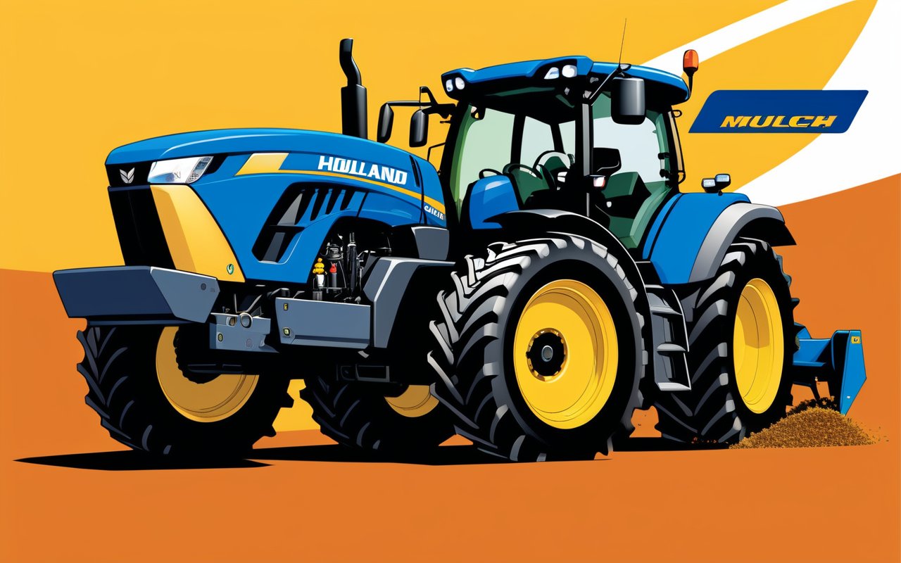 Инновационные материалы для облегчения навески плуга на New Holland T6