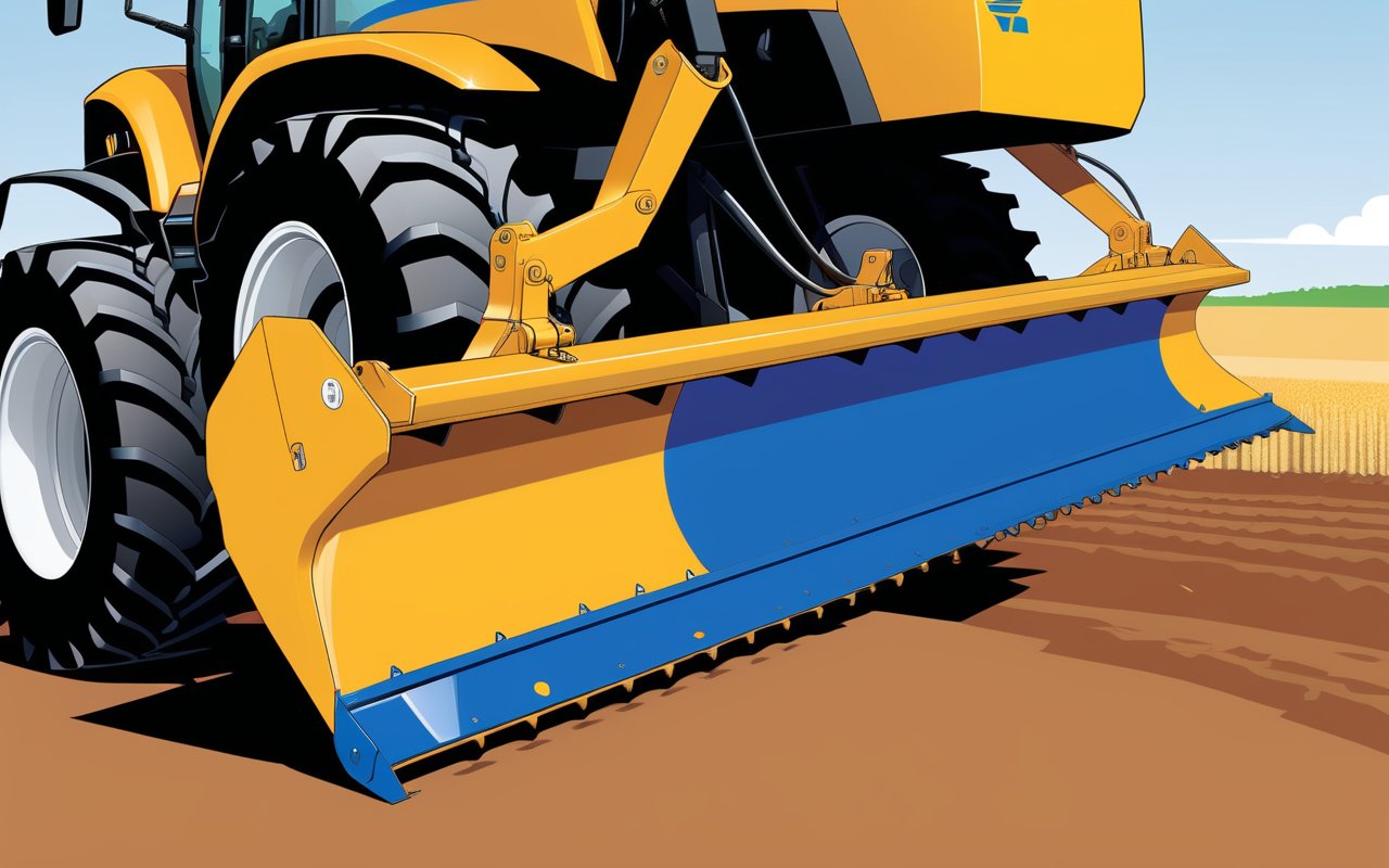 Инновационные материалы для облегчения навески плуга на New Holland T6.