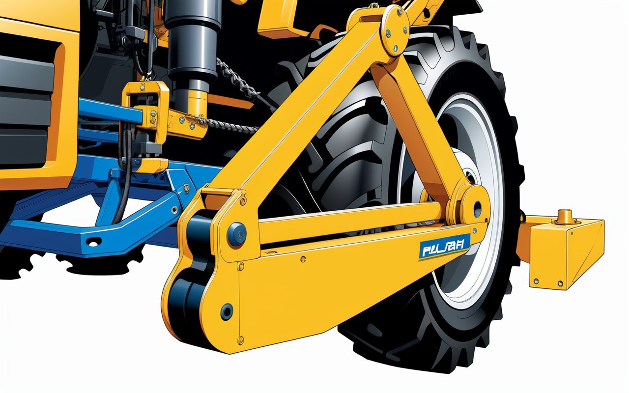 Инновационные материалы для облегчения установки навески плуга на New Holland T6